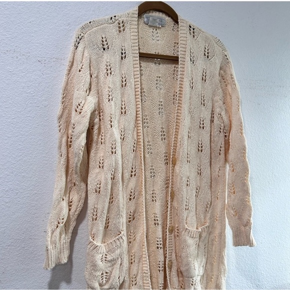 La Chine 2 by Galinda Wang knitting button up cardigan size:M - Picture 3 of 12